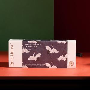 千櫻玄米煎茶 | Sakura Blossom Genmaicha | 精品立體茶包盒 (10包入-附提袋)