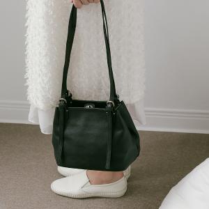 Supportingrole簡約廓形百搭輕量兩用真皮手提肩背腋下托特包 黑