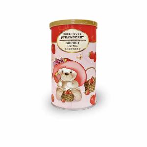 草莓雪酪風味冰茶 280g茶粉/罐裝