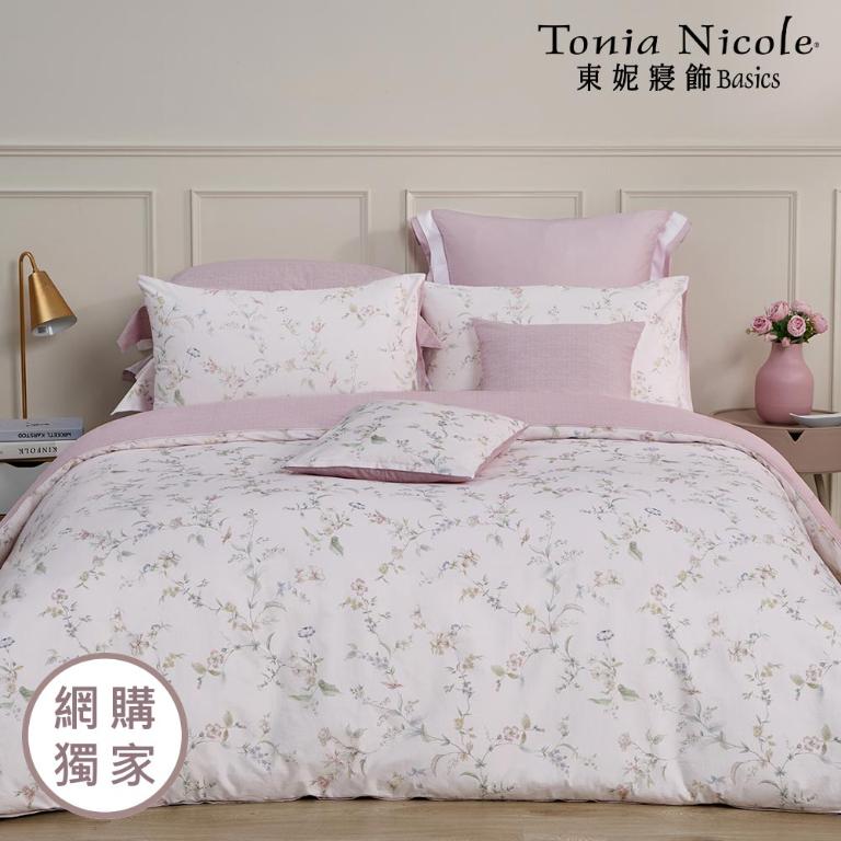 【Tonia Nicole 東妮寢飾】伊甸園之夢100%精梳棉兩用被床包組(雙人)