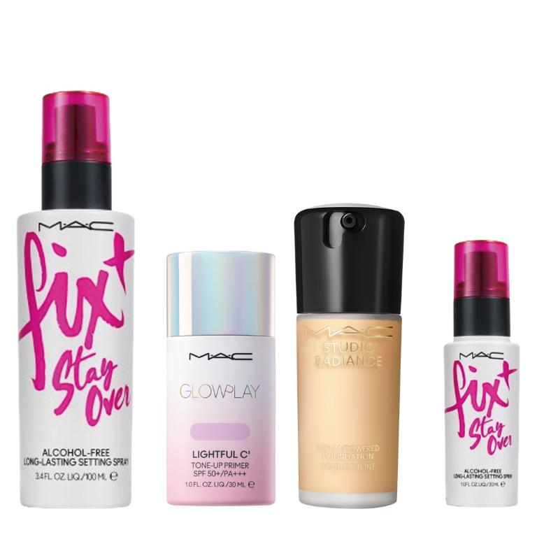 MAC 水亮波蛋光澤底妝組