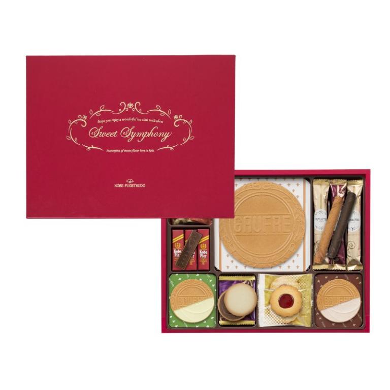 神戶風月堂 緋紅禮盒(28入)