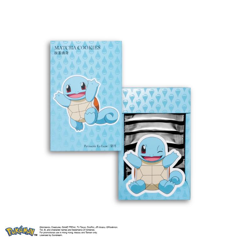 望月 寶可夢特別版 抹茶曲奇（6入） - 傑尼龜款