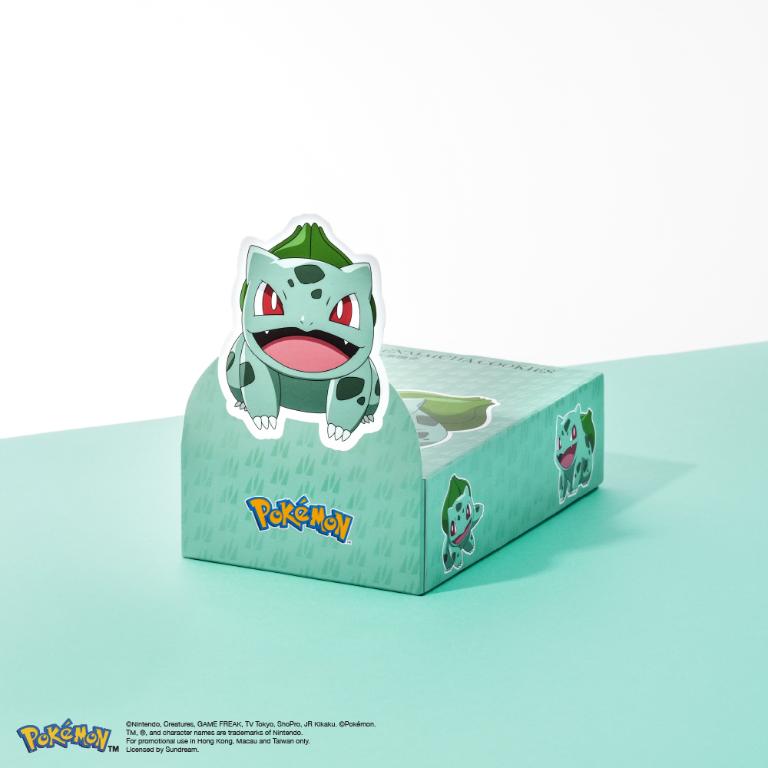 望月 寶可夢特別版 玄米茶曲奇（6入） - 妙蛙種子款