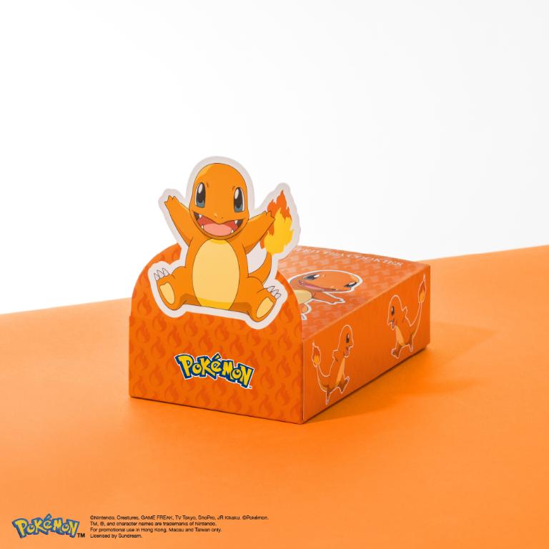 望月 寶可夢特別版 焙茶曲奇（6入） - 小火龍款