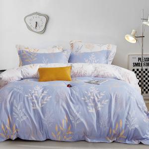 【DUYAN 竹漾】萊賽爾纖維雙人加大床包三件組 / 瀾葉初夏 台灣製