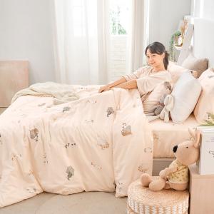 【DUYAN 竹漾】萊賽爾纖維雙人加大床包三件組 / 尋覓小貓 台灣製