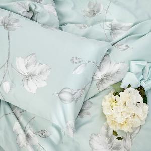 【DUYAN 竹漾】萊賽爾纖維單人床包二件組 / 淺青花語 台灣製