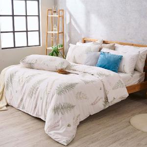 【DUYAN 竹漾】萊賽爾纖維雙人床包被套四件組 / 清夏綠影 台灣製