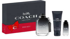 【COACH】時尚經典男性淡香水禮盒(淡香水100ml+隨身瓶15ml+沐浴精100ml)