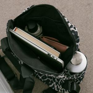 supportingrole 輕盈2+1多分層豹紋元素後背包加小斜肩包