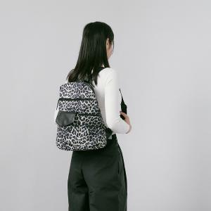 supportingrole 輕盈2+1多分層豹紋元素後背包加小斜肩包