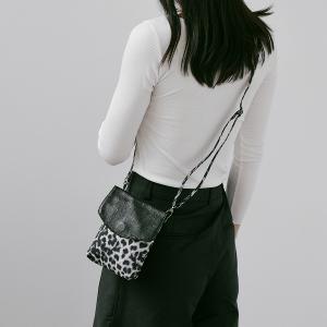 supportingrole 輕盈2+1多分層豹紋元素後背包加小斜肩包