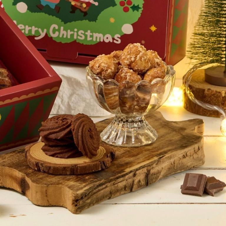 【喜憨兒】聖誕限定∣耶誕派對(A)雙入餅乾罐∣交換禮物