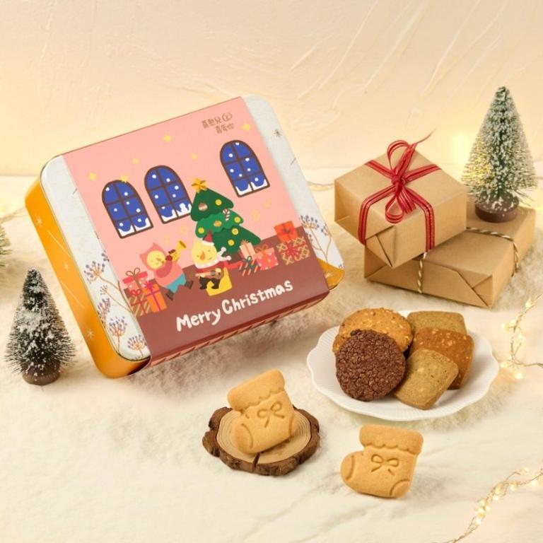 【喜憨兒】聖誕限定∣幸福閃耀餅乾鐵盒∣交換禮物
