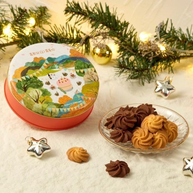 【喜憨兒】聖誕限定∣野餐派對曲奇鐵盒∣交換禮物