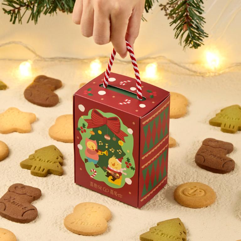 【喜憨兒】聖誕限定∣造型餅乾獨享盒∣交換禮物