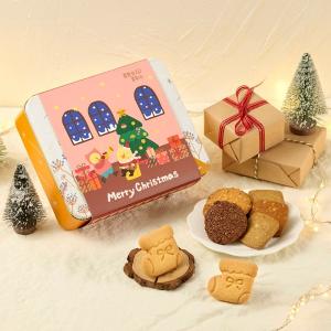 【喜憨兒】聖誕限定∣幸福閃耀餅乾鐵盒∣交換禮物
