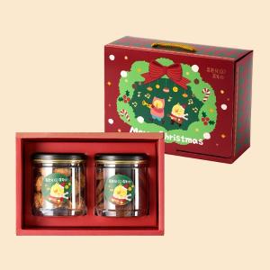 【喜憨兒】聖誕限定∣耶誕派對(A)雙入餅乾罐∣交換禮物