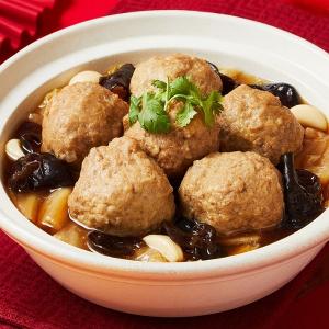 【台北晶華酒店】年菜3件組(火烔雞湯+干貝米糕+紅燒獅子頭)