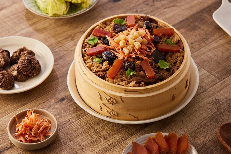 鯉魚 瑤柱櫻花蝦烏魚子米糕*2盒