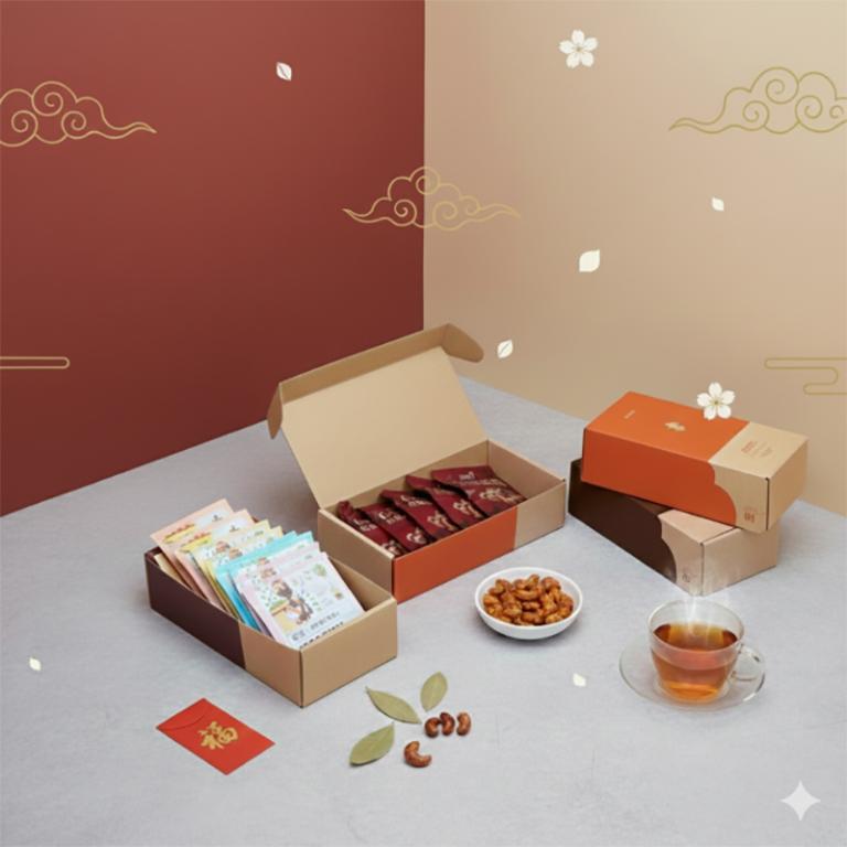 畢嘉士 春節《好韻盛雙-紅韻腰果》禮盒