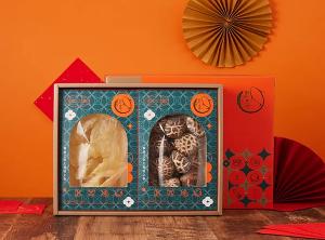 鯉魚 花好月圓雙花禮盒