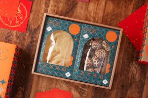 鯉魚 花好月圓雙花禮盒