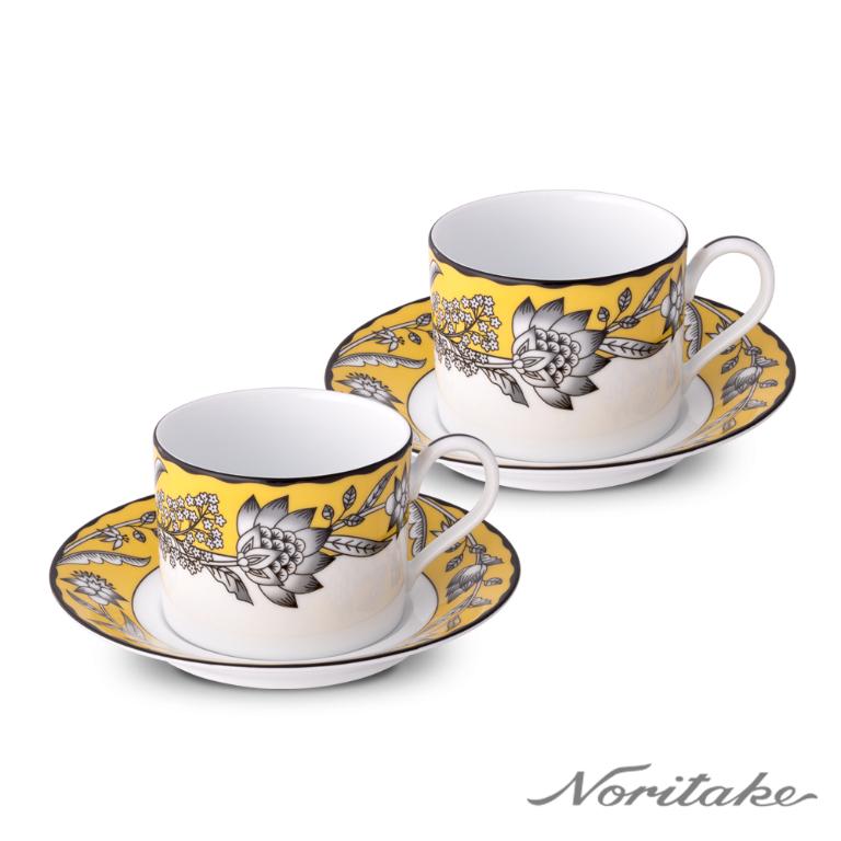 切爾西莊園-黃色咖啡對杯(精緻禮盒)