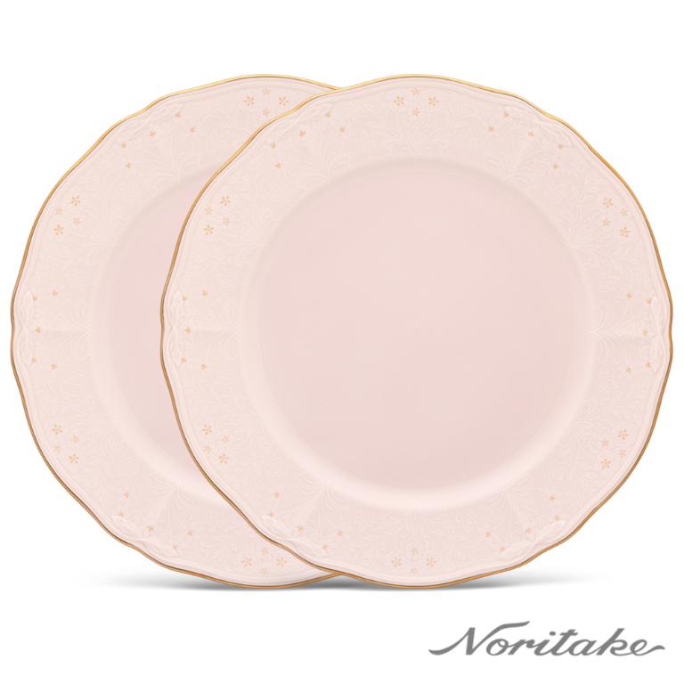 新芽-雙盤組27CM_玫瑰粉(可微波)(禮盒)