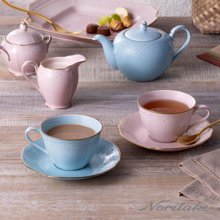 新芽-咖啡對杯_玫瑰粉/早晨藍(可微波)(精緻禮盒)