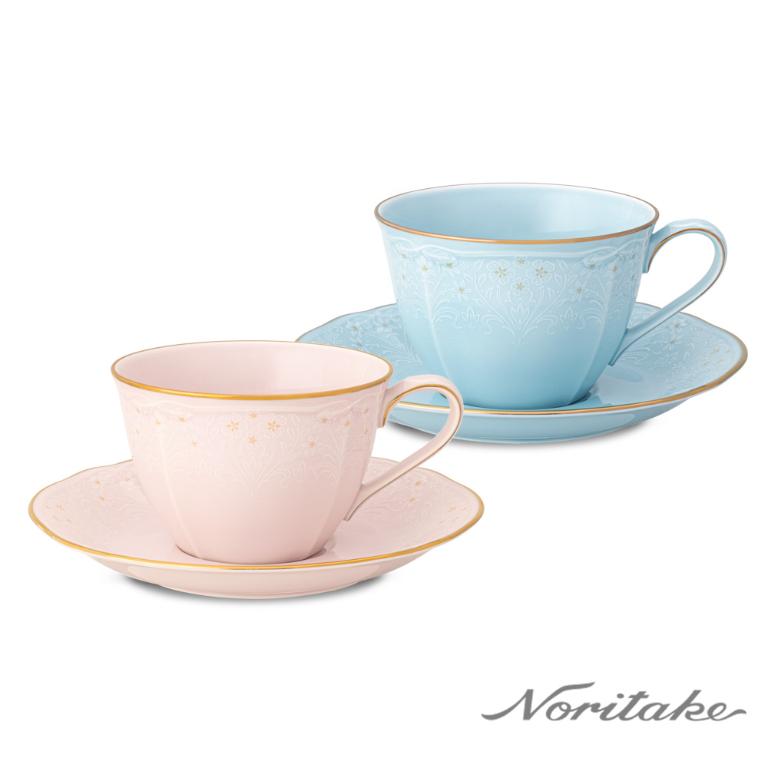 新芽-咖啡對杯_玫瑰粉/早晨藍(可微波)(精緻禮盒)