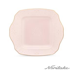 新芽-有耳方盤28.5CM_玫瑰粉(可微波)