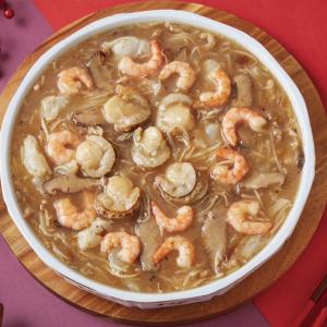 【錦霞樓】年菜6件組(佛跳牆+米糕+雞湯+海鮮羹+冰糖豬腳+魷魚螺肉蒜)