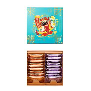 望月【春節限定】蝴蝶酥禮盒 經典及黑白芝麻蝴蝶酥 (18入)