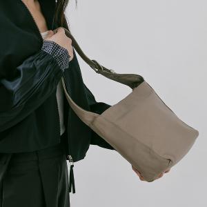 Supportingrole 簡約百搭輕量兩用真皮手提肩背腋下托特包 質感灰