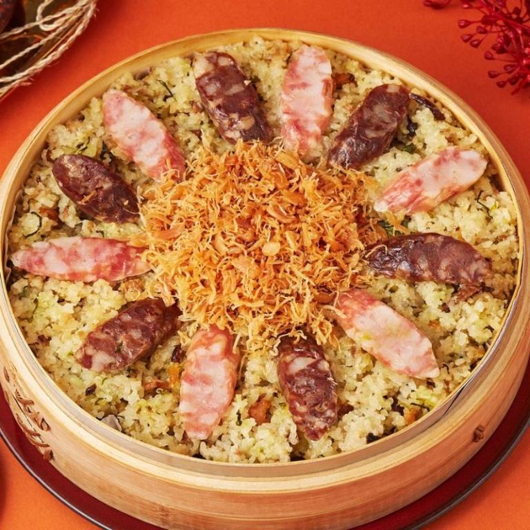 【台南遠東香格里拉飯店】滬杭干貝臘味米糕