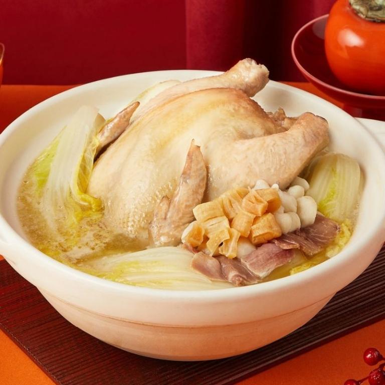 【台南遠東香格里拉飯店】干貝火烔雞湯