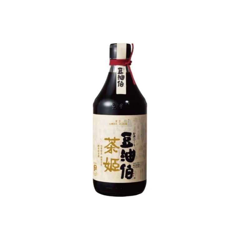 豆油伯 茶姬釀造醬油500ml (台灣唯一金叉獎醬油)
