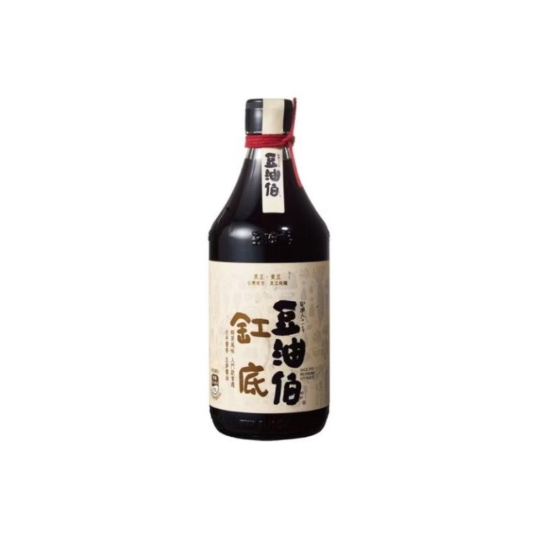 豆油伯 缸底釀造醬油500ml