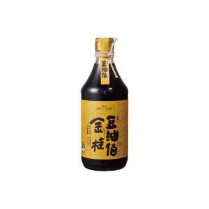 豆油伯 金桂釀造醬油500ml (無添加糖黑豆醬油)