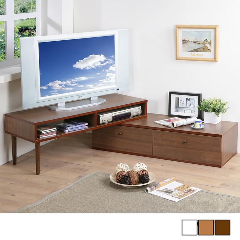 歐伊姆北歐風格伸縮視聽櫃