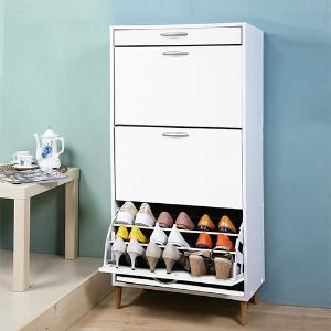 第二代日式大容量薄型三層鞋櫃