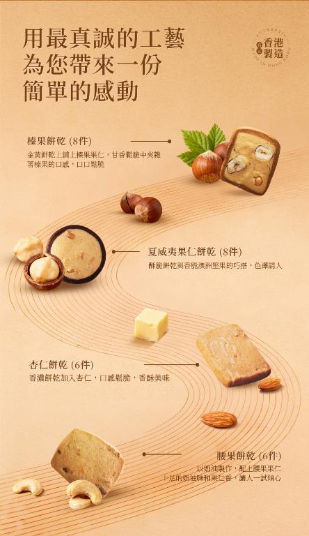 美心 什錦果仁曲奇 (28件裝)【預購】