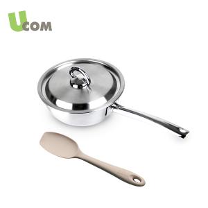 UCOM 都會萬用鍋單柄20cm+攪拌平匙混色小 #UC-DP2008+UC-J205