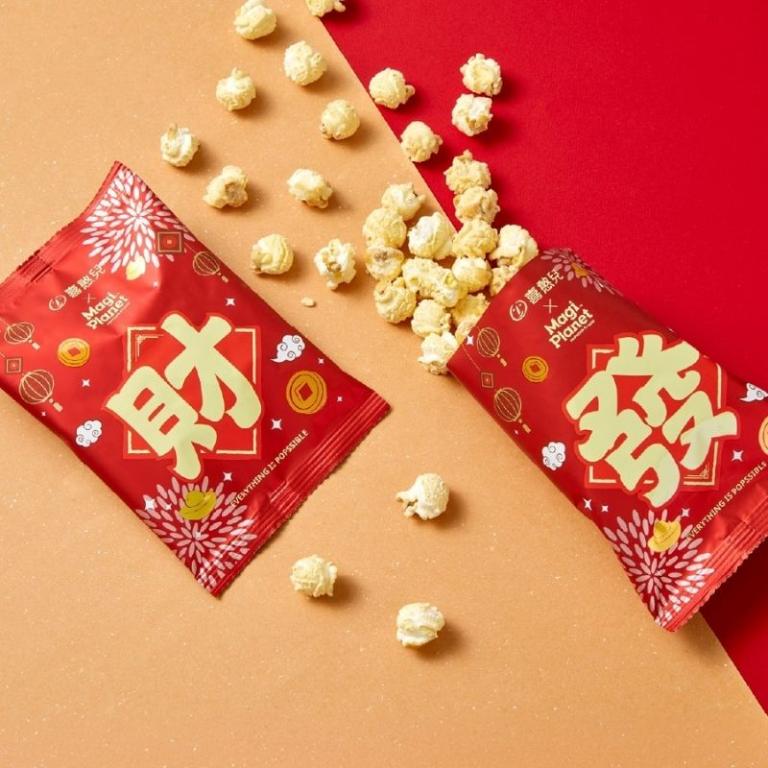 春節預購【喜憨兒】春聚(A)爆米花禮盒｜核桃糕 手工餅乾