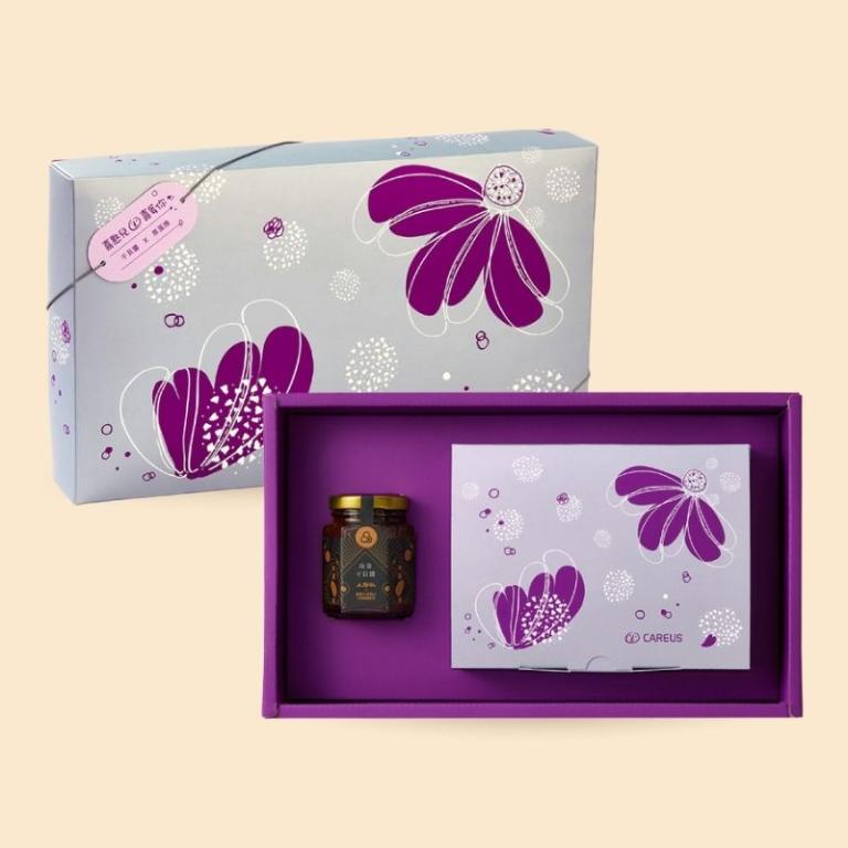 春節預購【喜憨兒】心悅雙享A年節禮盒∣厚蛋捲∣干貝醬