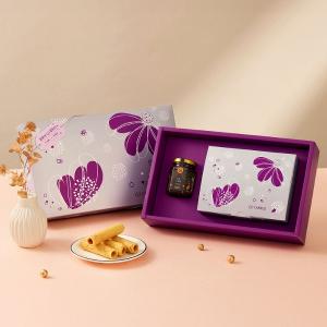 春節預購【喜憨兒】心悅雙享A年節禮盒∣厚蛋捲∣干貝醬