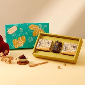 春節預購【喜憨兒】心悅雙享B年節禮盒∣蕎麥米∣干貝醬