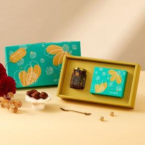 春節預購【喜憨兒】心悅雙享E年節禮盒∣一口烏魚子∣干貝醬